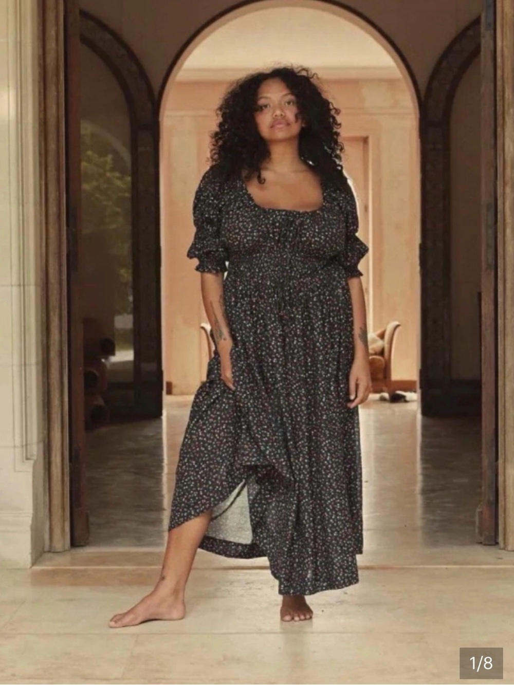 Doen Ischia Dress Paisley Nightbird